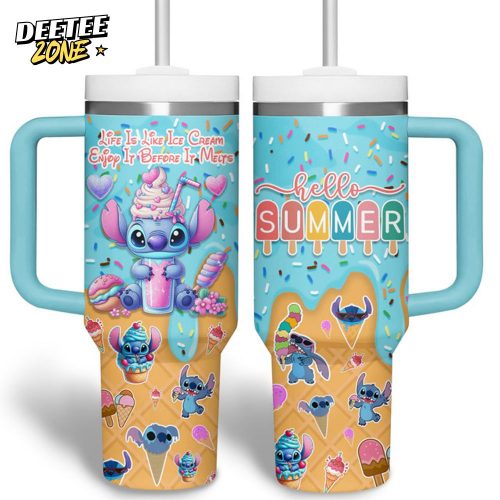 Stitch Hello Summer 2025 Special 40oz Stanley Tumbler