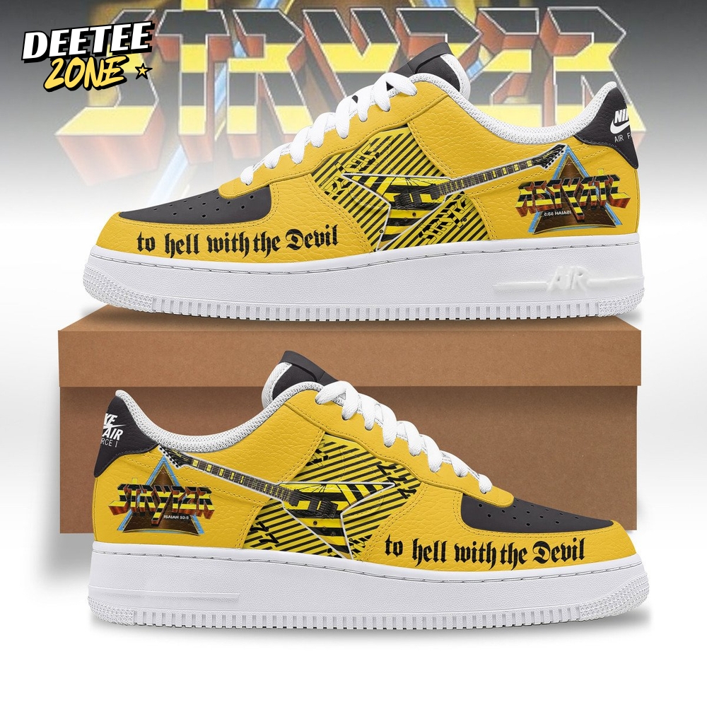 Stryper "To Hell with the Devil" Special Air Force 1 Sneaker Stryper "To Hell with the Devil" Special Air Force 1 Sneaker