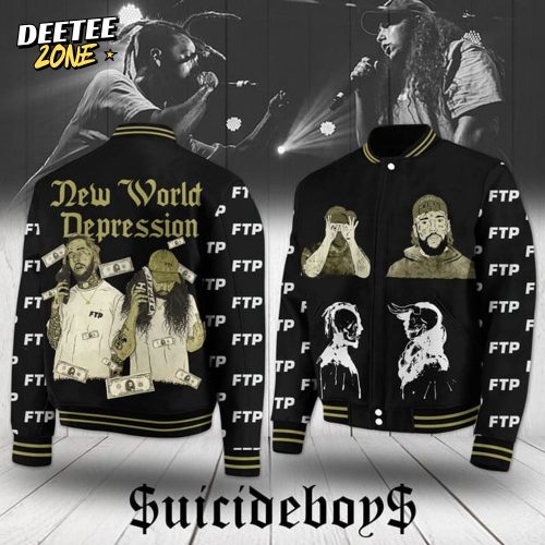 Suicideboys FTP “New World Depression” Baseball Jacket
