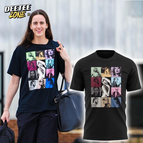 Taylor Swift X Caitlin Clark Special Black Tee