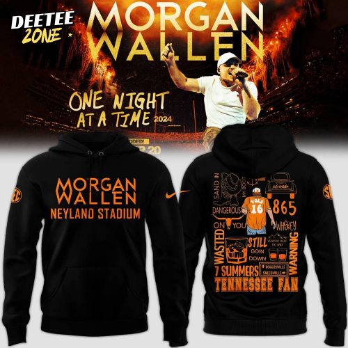 Tennessee Morgan Wallen Neyland Stadium Black Hoodie
