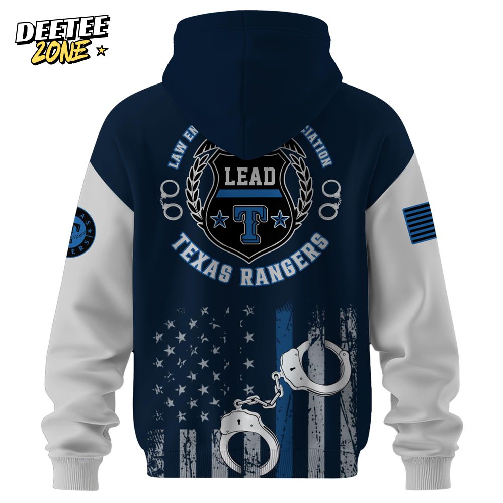 Texas Rangers MLB x Law Enforcement Appreciation Day Hoodie Texas Rangers MLB x Law Enforcement Appreciation Day Hoodie