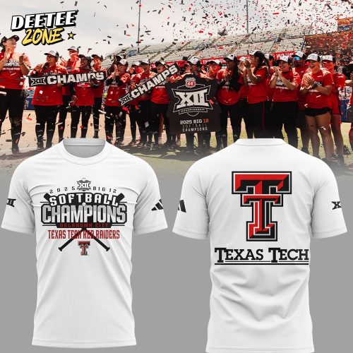Texas Tech Red Raider Softball Champion Big12 2025 Special Tee