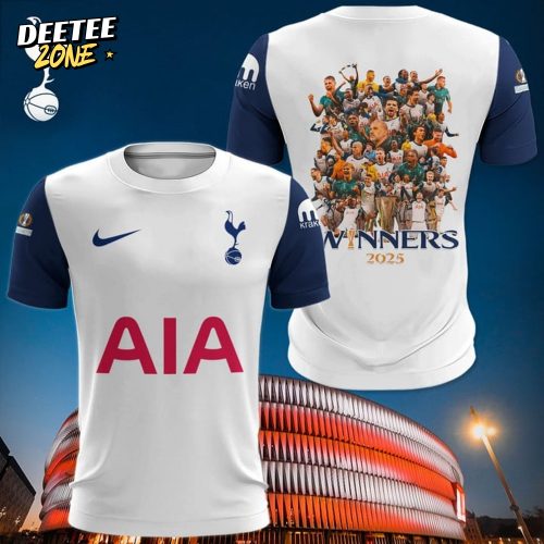 Tottenham Hotspur UEFA Europa League Champions 2024-2025 T-Shirt