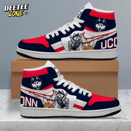 UConn Huskies Basketball Team Air Jordan 1 Sneaker
