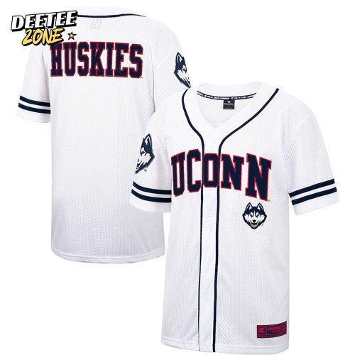 Uconn Huskies Colosseum Free Spirited Baseball Jersey