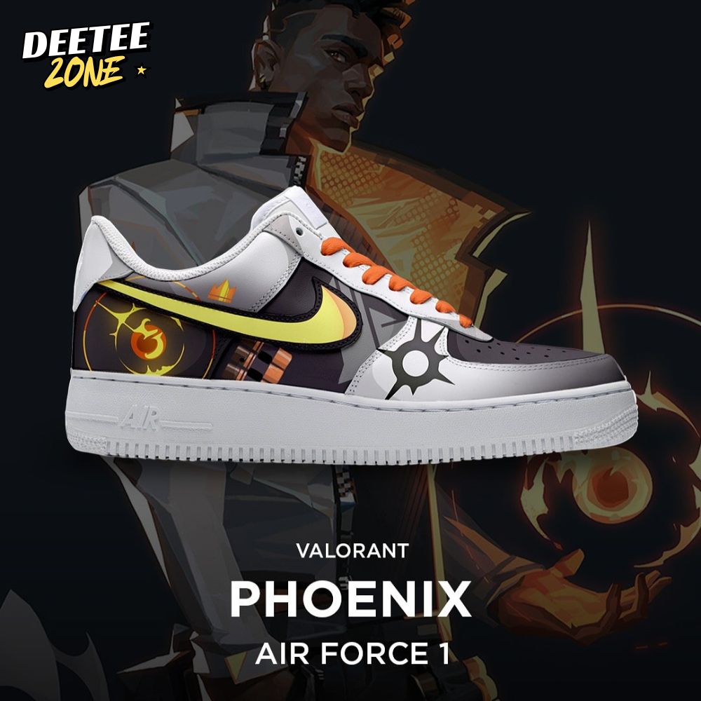 Valorant Phoenix Air Force 1 Sneaker Valorant Phoenix Air Force 1 Sneaker