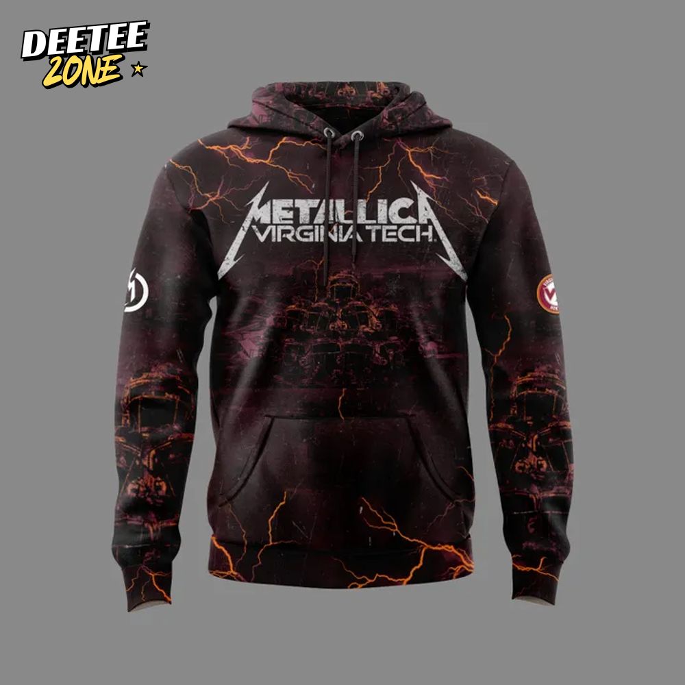 Virginia Tech Football x Metallica Special Edition Hoodie 2025 Virginia Tech Football x Metallica Special Edition Hoodie 2025