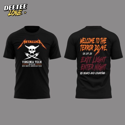 Virginia Tech Hokies VT Music Concert 2025 Black T-shirt