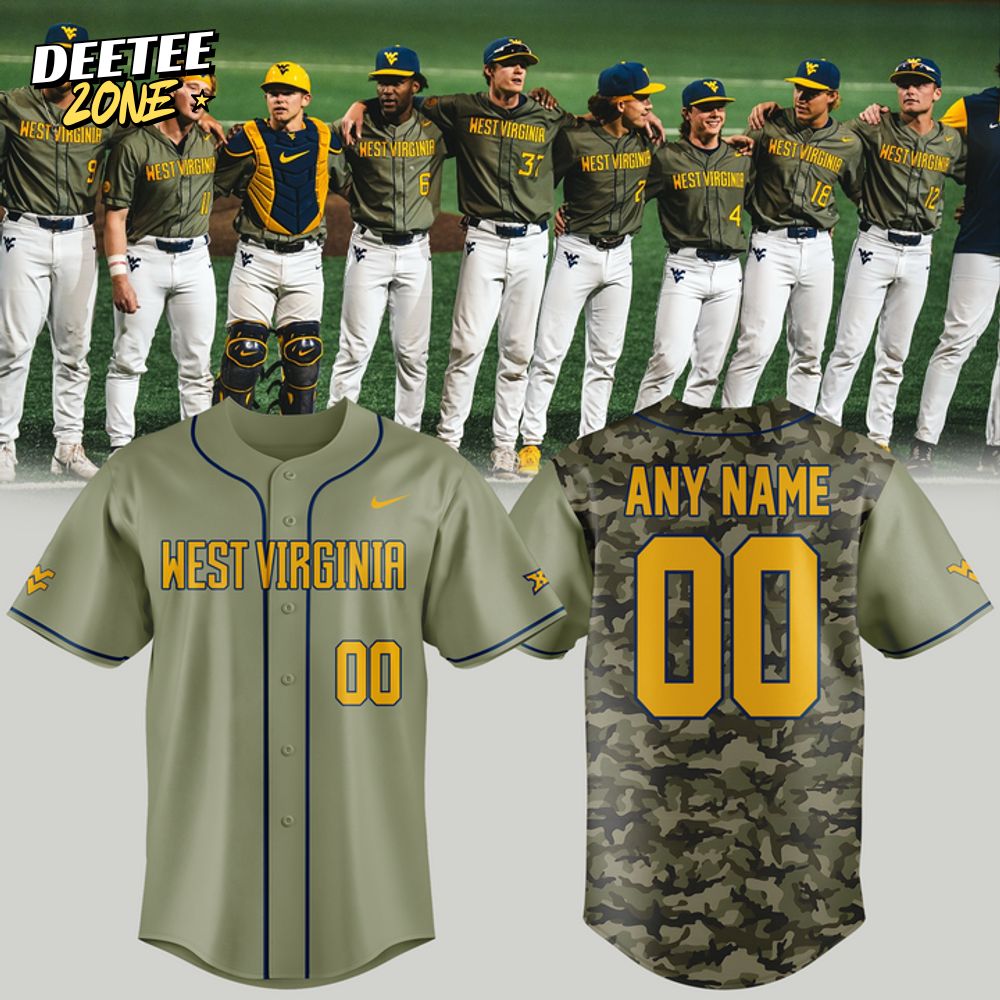 West Virginia Mountaineers 2025 Special Edition Custom Name Baseball Jerseys West Virginia Mountaineers 2025 Special Edition Custom Name Baseball Jerseys