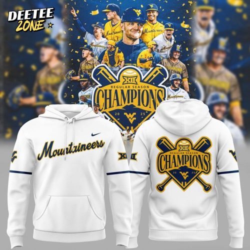 West Virginia Mountaineers Big12 Regular Season Champions Hoodie