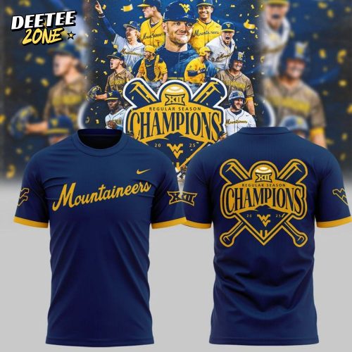 West Virginia Mountaineers Big12 Regular Season Champions Special Tee
