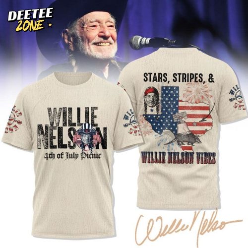 Willie Nelson Happy Independence Day 2025 Shirt