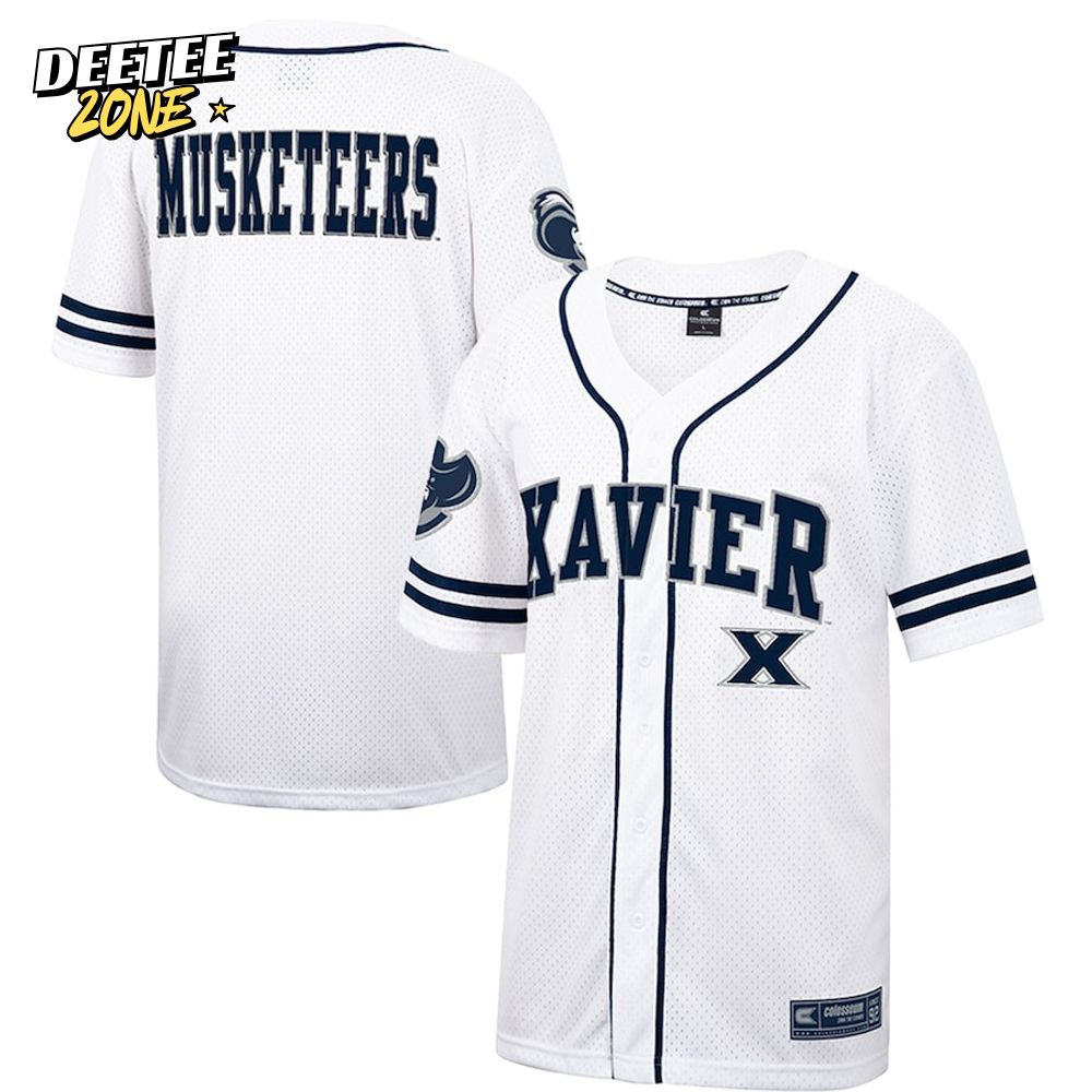 Xavier Musketeers Colosseum Baseball Jersey Xavier Musketeers Colosseum Baseball Jersey