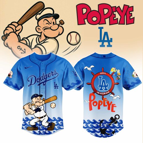 Los Angeles Dodgers x Popeye 2025 Limited Edition Jersey