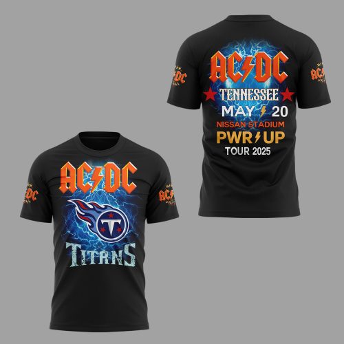 Tennessee Titans x ACDC Power Up Tour 2025 Special Tee
