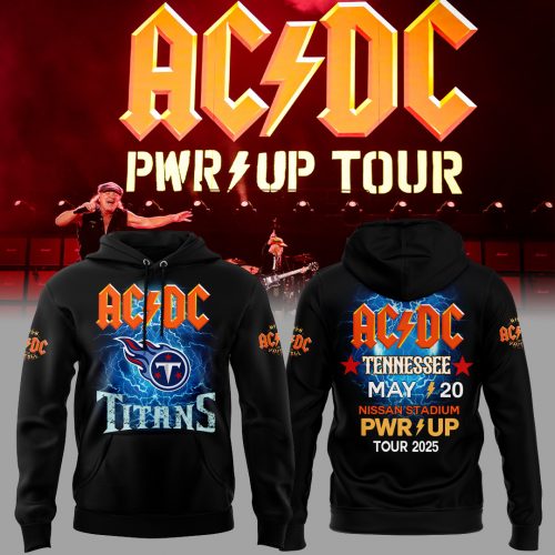 Tennessee Titans x ACDC Power Up Tour 2025 Special Hoodie