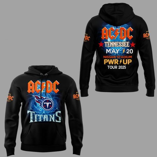 Tennessee Titans x ACDC Power Up Tour 2025 Special Hoodie