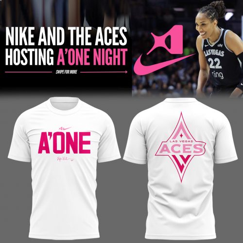 Las Vegas Aces x A’ja Wilson AÃ¢ÂÂ One Night 2025 T-shirt