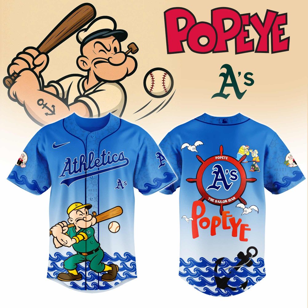 Boston Red Sox MLB x Popeye Limited Edition Baseball Jersey