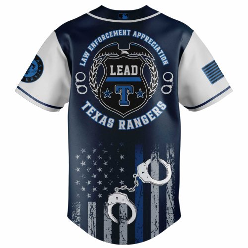 Texas Rangers MLB x Law Enforcement Appreciation Day Baseball Jersey