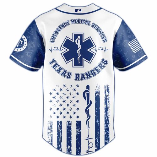 Texas Rangers MLB x Emergency Medical Technician Appreciation Night Baseball Jersey