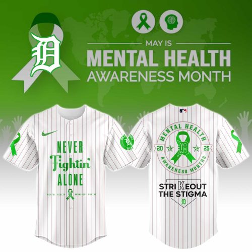 Detroit Tigers MLB x Mental Health Awareness Month Jersey 2025