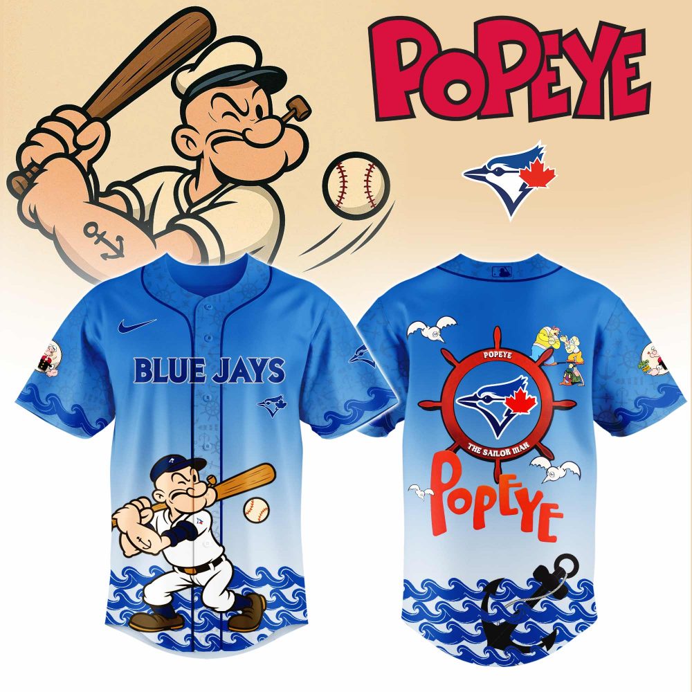 Boston Red Sox MLB x Popeye Limited Edition Baseball Jersey