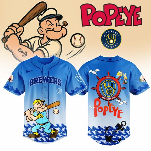 Boston Red Sox MLB x Popeye Limited Edition Baseball Jersey