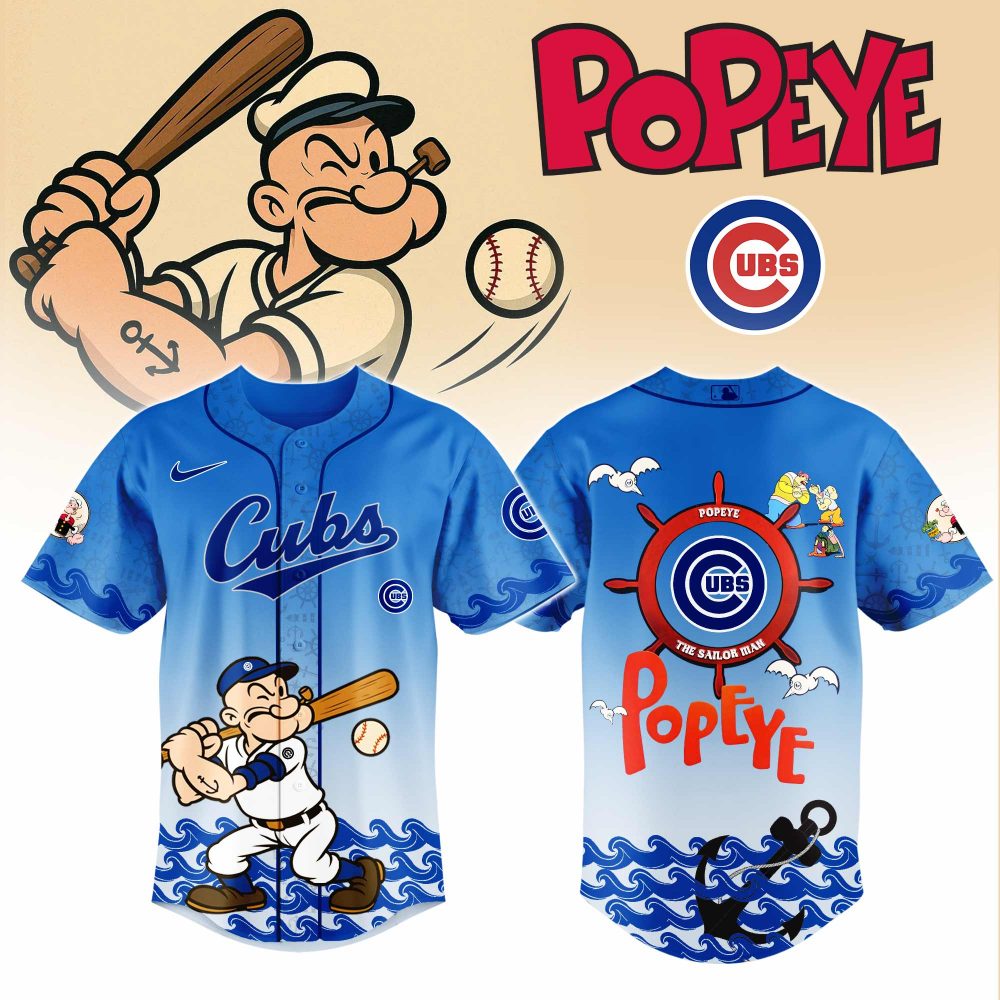 Boston Red Sox MLB x Popeye Limited Edition Baseball Jersey