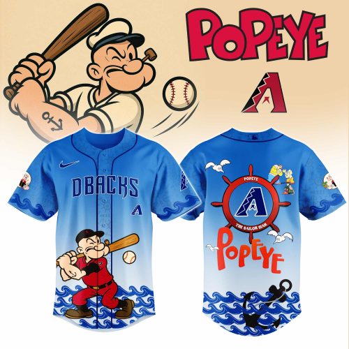 Boston Red Sox MLB x Popeye Limited Edition Baseball Jersey