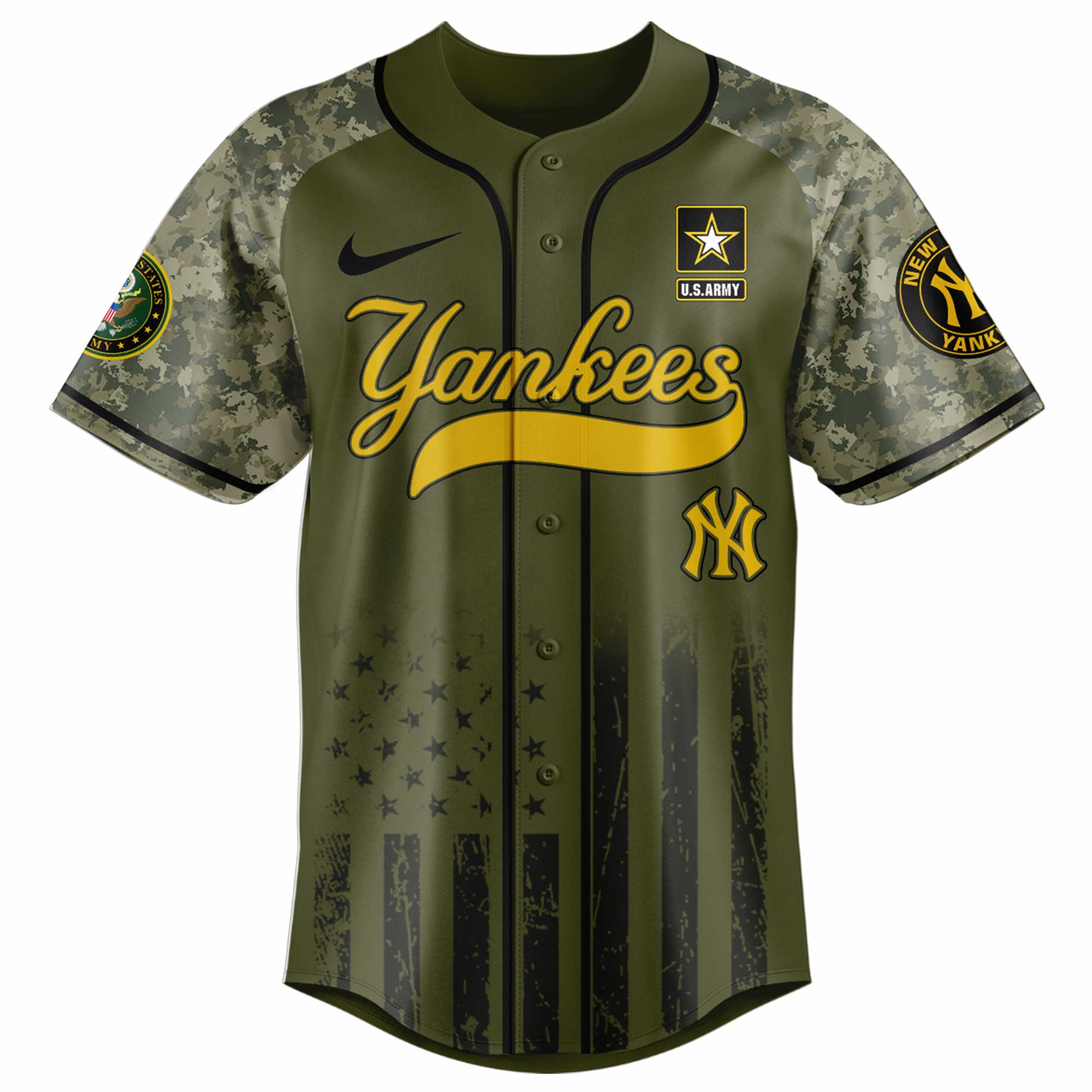 New York Yankees MLB x U.S. Army 250th Birthday Celebration Jersey New York Yankees MLB x U.S. Army 250th Birthday Celebration Jersey
