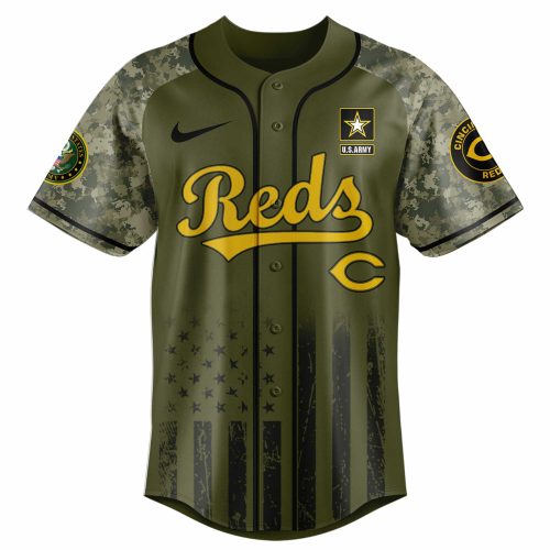 Cincinnati Reds MLB x U.S. Army 250th Birthday Celebration Jersey