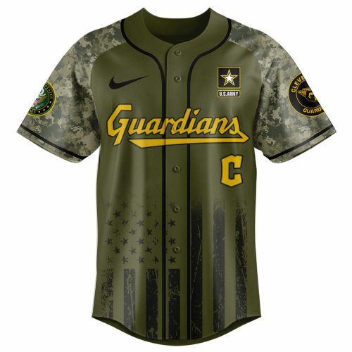 Cleveland Guardians MLB x U.S. Army 250th Birthday Celebration Jersey