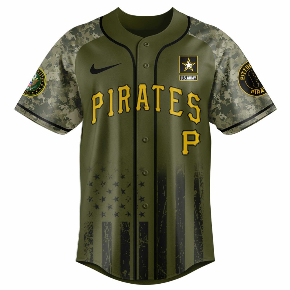 Pittsburgh Pirates MLB x U.S. Army 250th Birthday Celebration Jersey