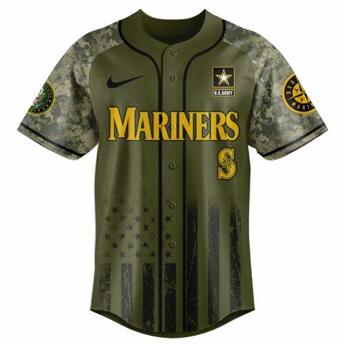 Seattle Mariners MLB x U.S. Army 250th Birthday Celebration Jersey