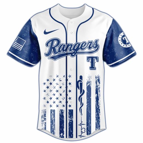 Texas Rangers MLB x Emergency Medical Technician Appreciation Night Baseball Jersey