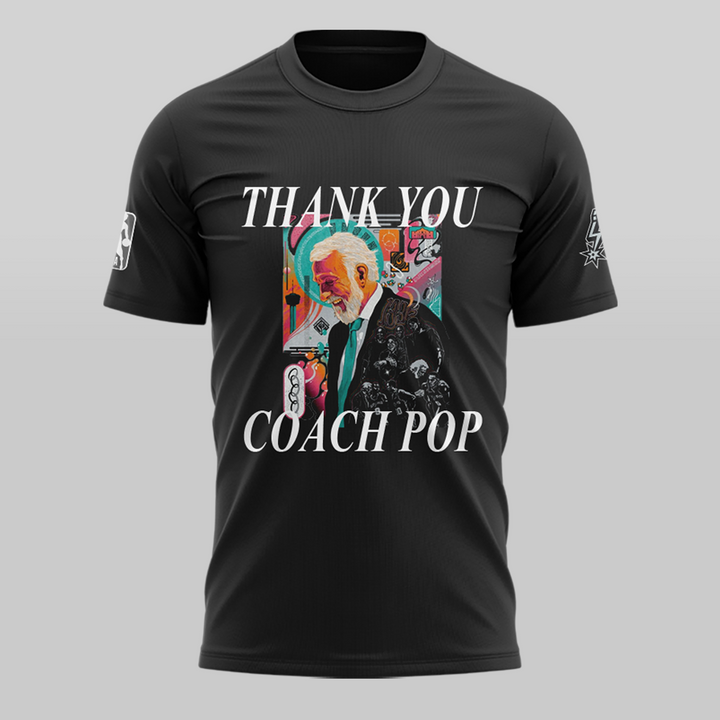 San Antonio Spurs Thank you Gregg Popovich 2025 Shirt San Antonio Spurs Thank you Gregg Popovich 2025 Shirt