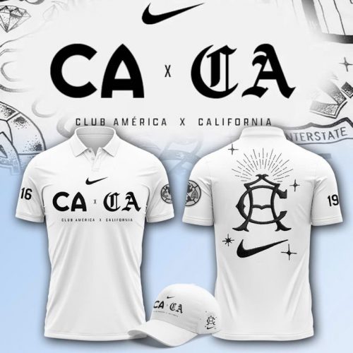 Club America x California Special White Polo Shirt
