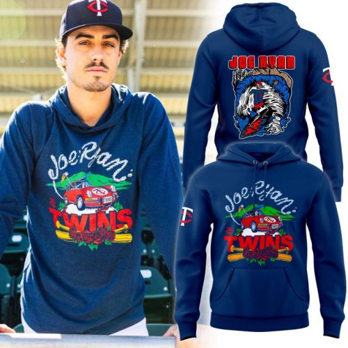 Minnesota Twins Joe Ryan x Homage x Grateful Dead Navy Hoodie