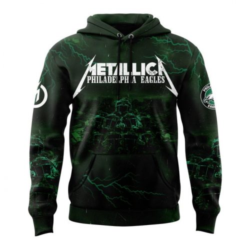 Philadelphia Eagles x Metallica M72 World Tour “NO REPEAT WEEKEND” Hoodie