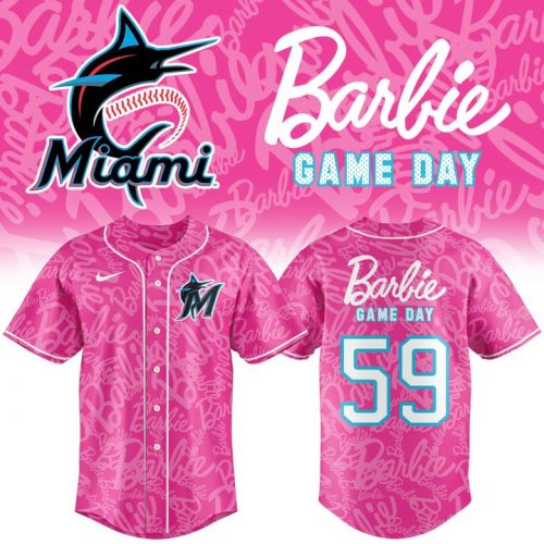 Miami Marlins Barbie Night Limited Edition Jersey