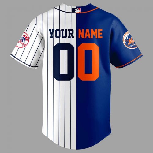 Yankees x Mets MLB 2025 Subway Series Custom Jersey