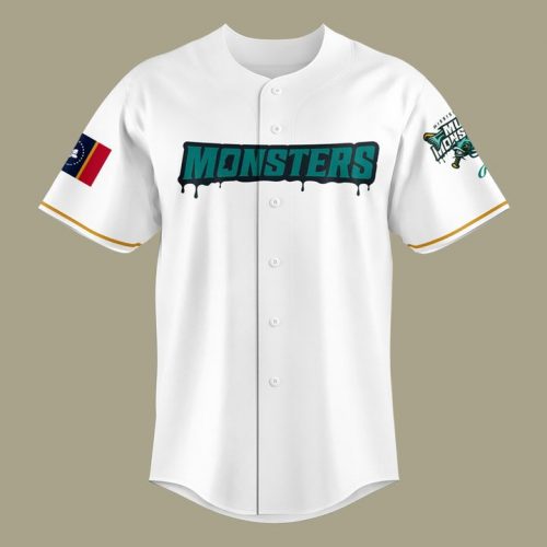 Mississippi Mud Monsters Limited Edition 2025 White Baseball Jersey