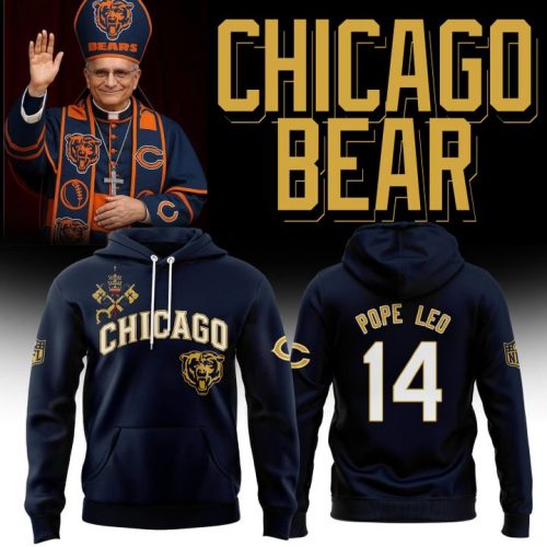 Chicago Bears Pope Leo 14 Limited Edition Hoodie