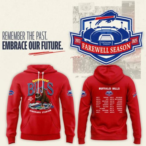 Buffalo Bills Highmark Stadium Farewell Season 2025 Hoodie