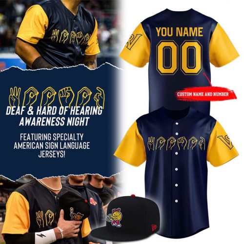 Worcester Red Sox x 2025 Deaf & Hard of Hearing Night Special Baseball Jersey