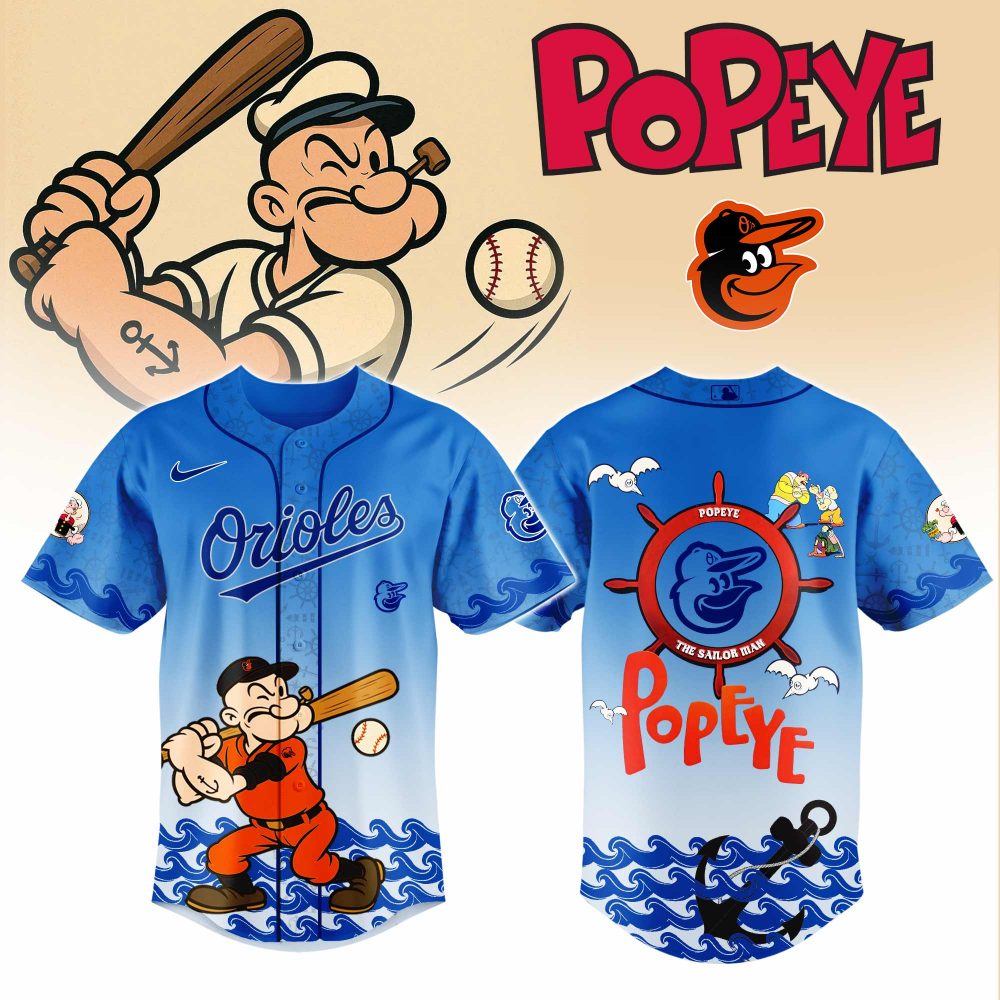 Boston Red Sox MLB x Popeye Limited Edition Baseball Jersey