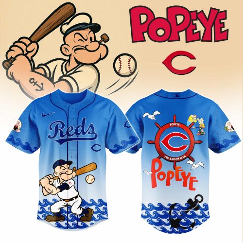 Boston Red Sox MLB x Popeye Limited Edition Baseball Jersey