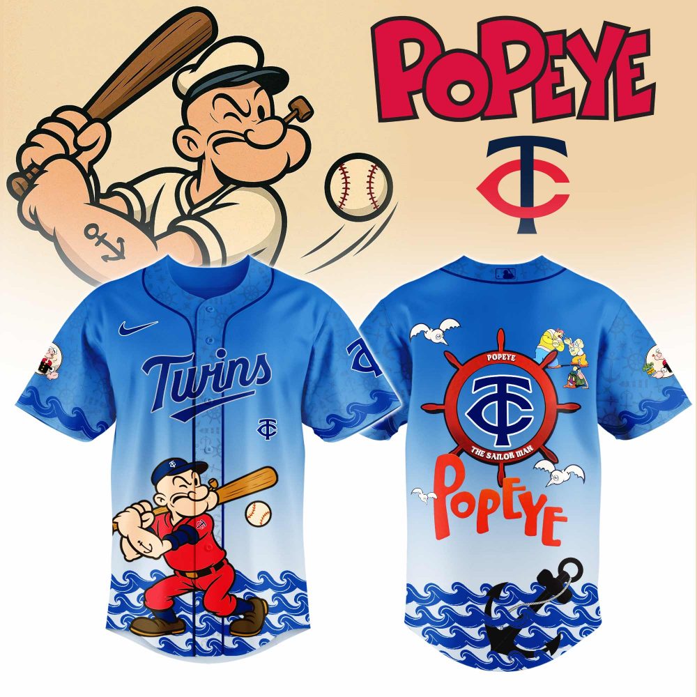 Boston Red Sox MLB x Popeye Limited Edition Baseball Jersey